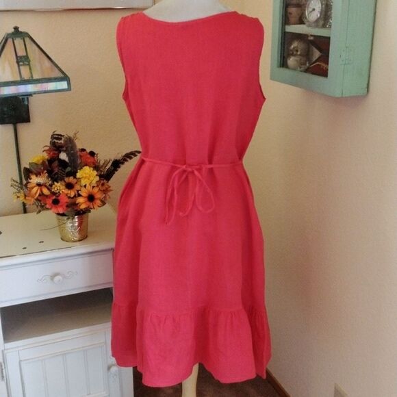 Stella Martini Linen Dress - Picture 6 of 9